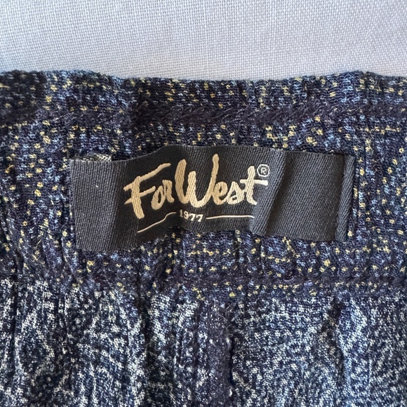 Far West NEW Women's Small Marine Elastic Waist Viscose Shorts Navy Beach Summer - Picture 7 of 14